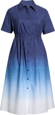 Anne Klein Short Sleeve Shirtdress