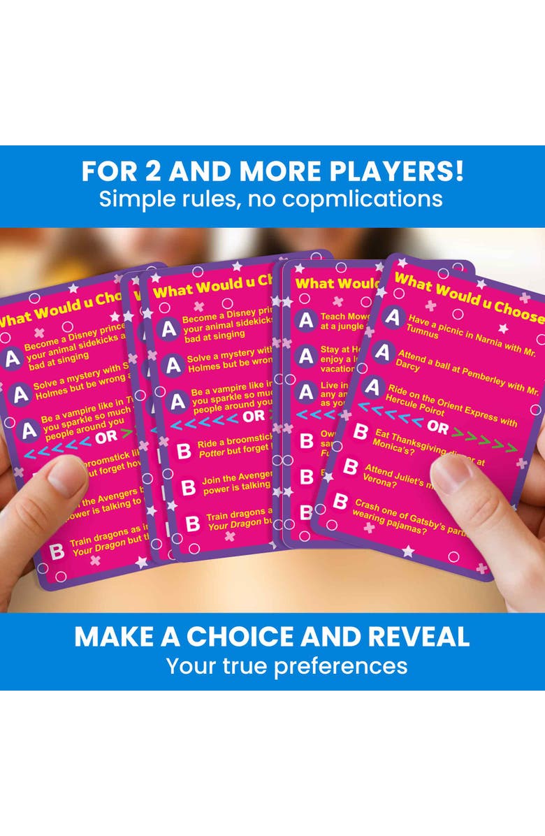 Quokka What Would You Choose? Trivia and Card Games for Kids & Family, Alternate, color, Pop Culture