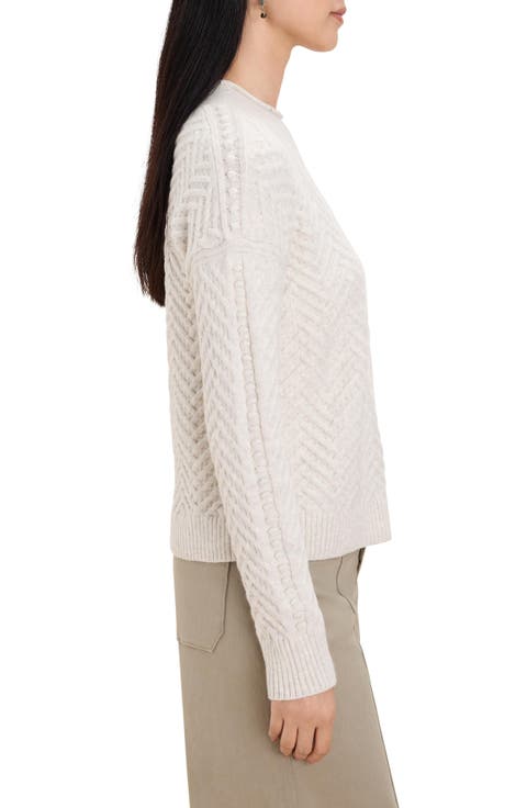 Roll Neck Weave Sweater
