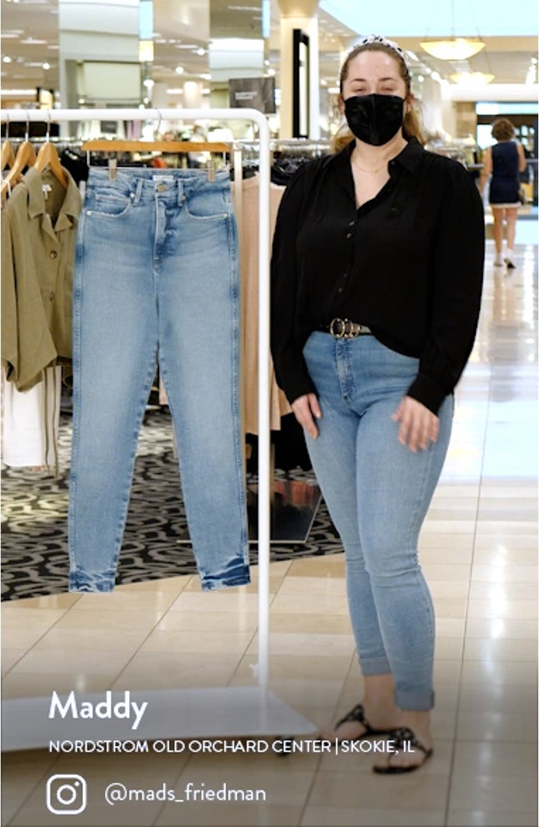 Curve Skinny Cropped Jeans, sales video thumbnail