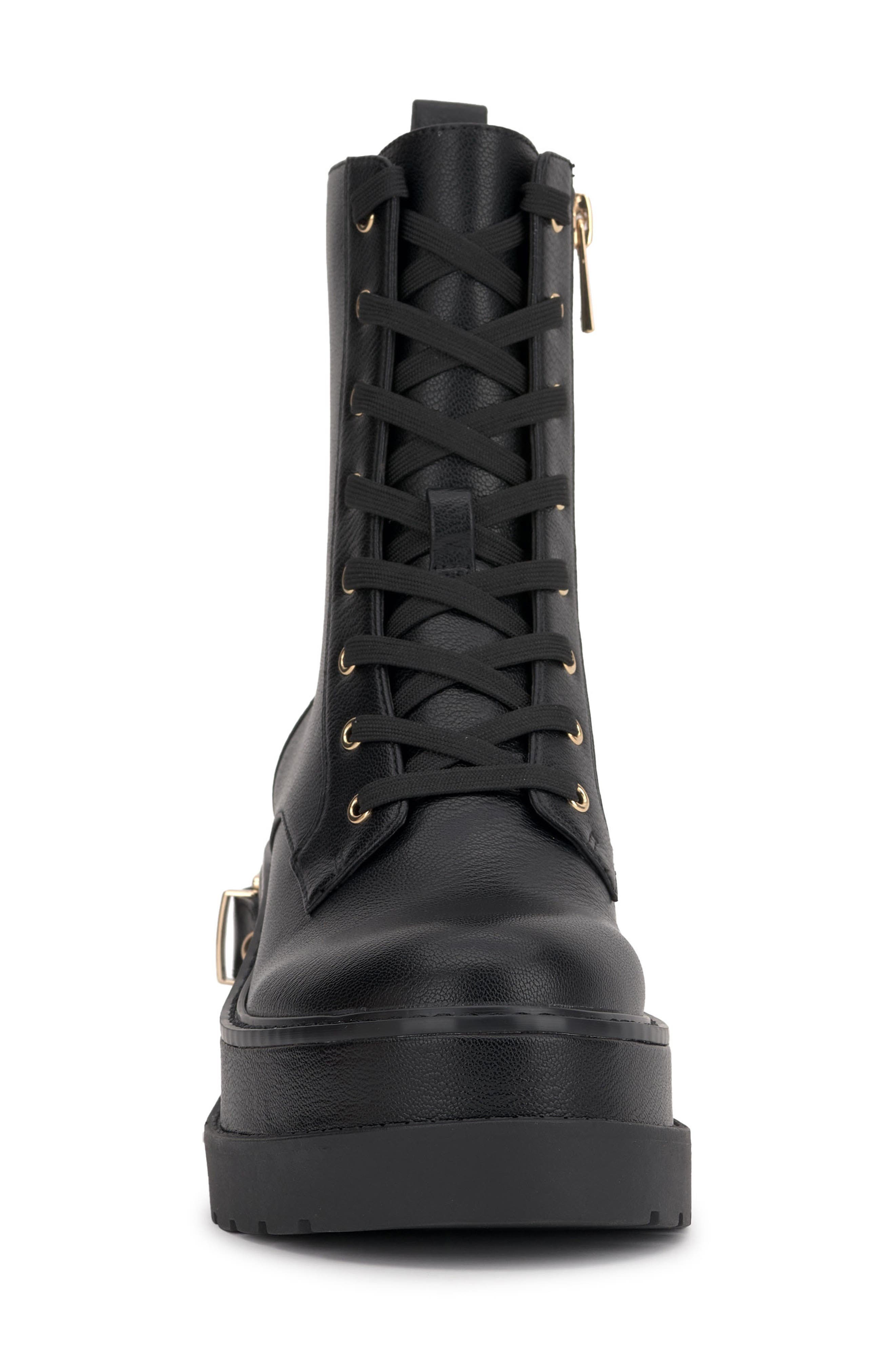 Jessica Simpson Imelda Lace-Up Platform Moto Bootie, Alternate, color, 