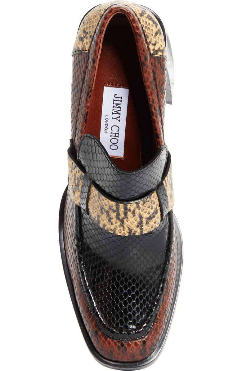 Jimmy Choo Tylor Colorblock Loafer Pump, Alternate, color,
