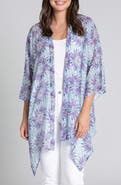 APNY Floral Open Front Jacket