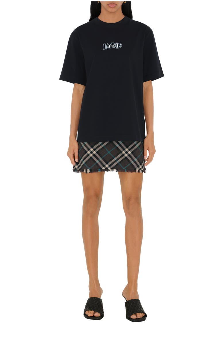 Burberry Logo Cotton T-shirt, Main, color, 