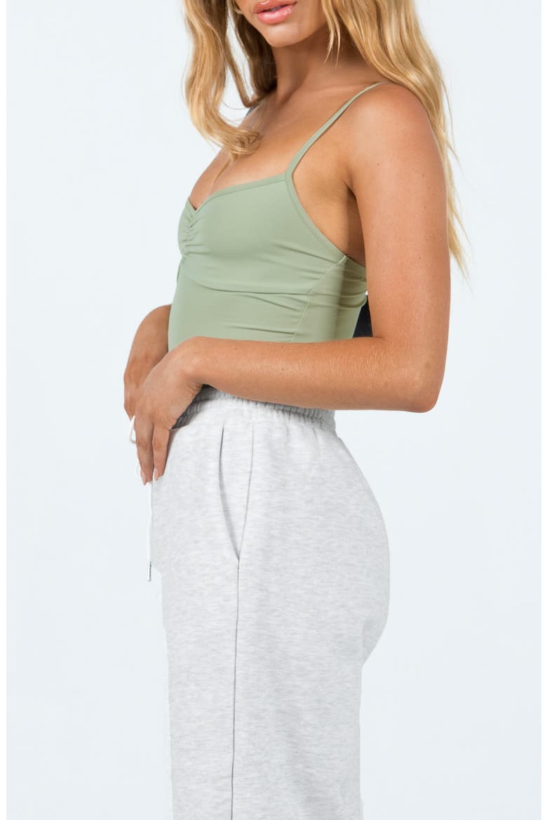 Linden Camisole Bodysuit, Alternate, color, KHAKI
