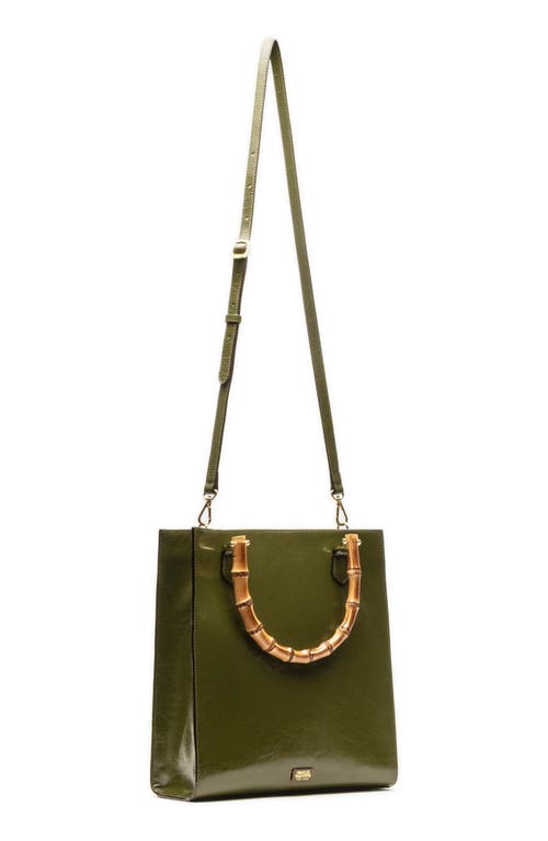 Frances Valentine Nan Leather Tote In Green