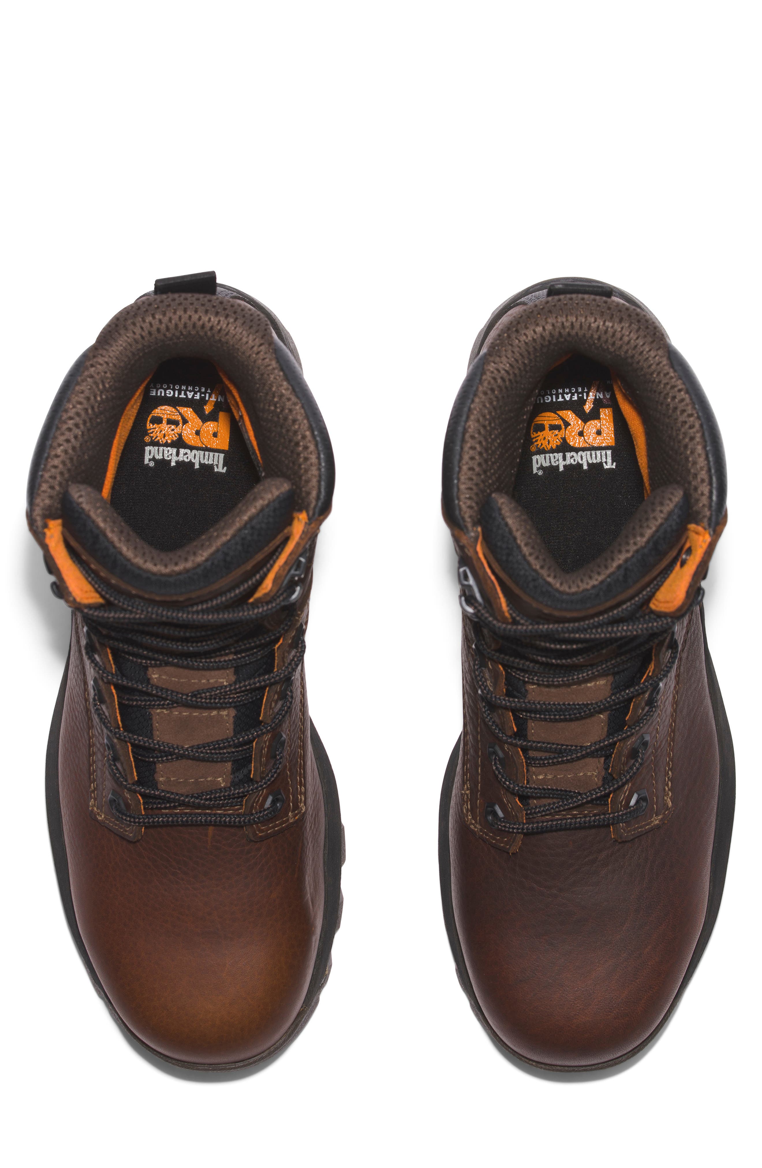 Timberland TiTAN EV 8" Composite Toe Waterproof Work Boot, Alternate, color, Brown