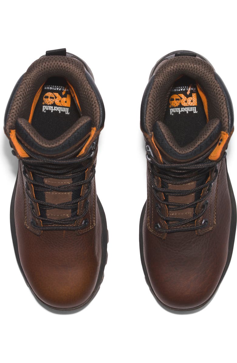 Timberland TiTAN EV 8" Composite Toe Waterproof Work Boot, Alternate, color, Brown