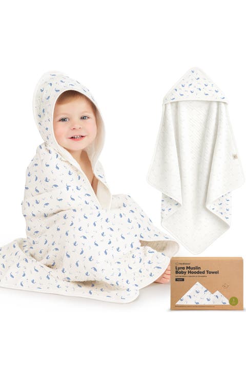 Lyra Muslin Hooded Towel