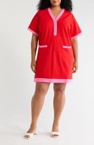 SUGARLIPS Durmela Contrast Shift Minidress