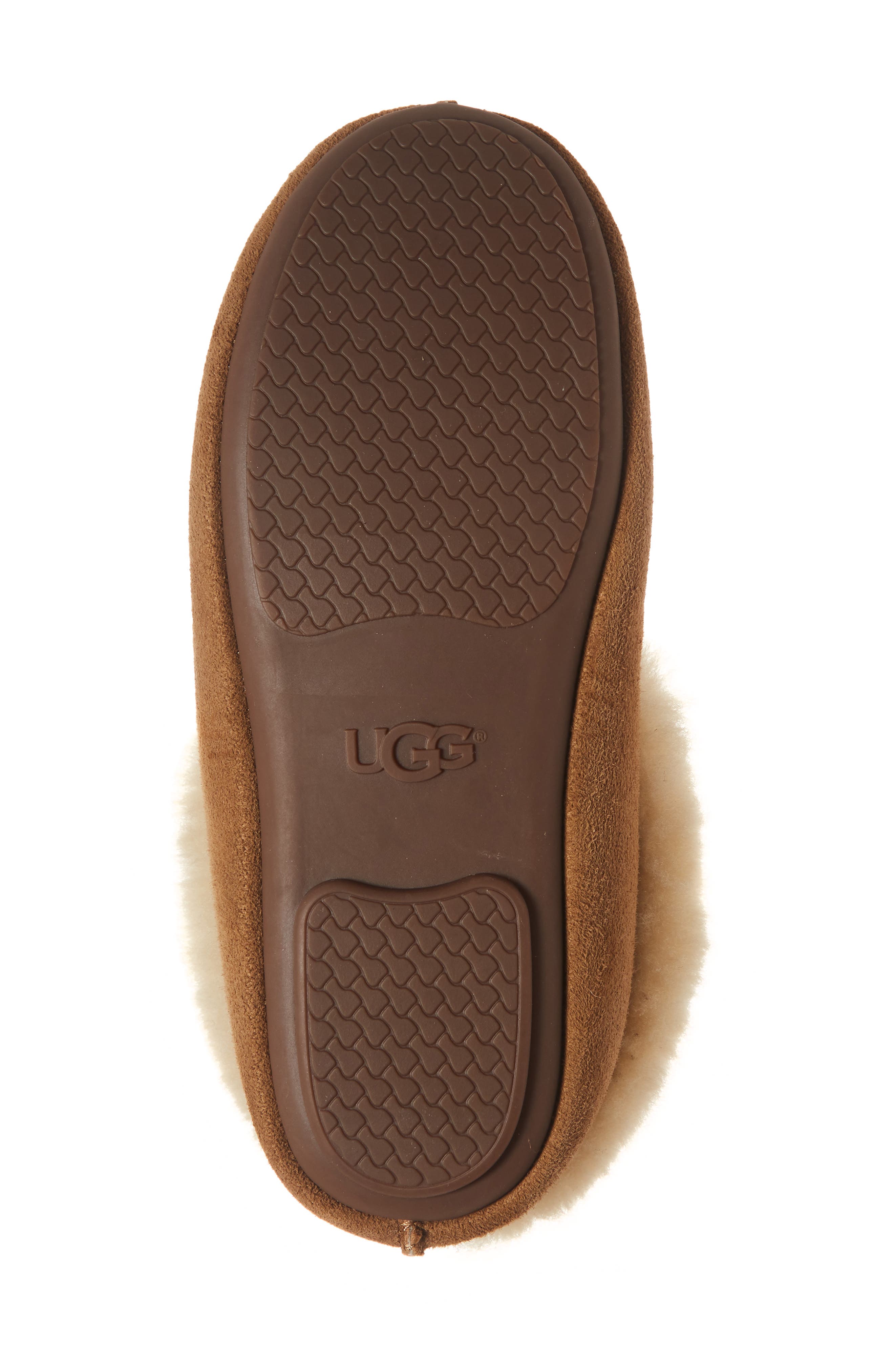 Roo Revivial Genuine Shearling Slipper, Alternate, color, CHESTNUT