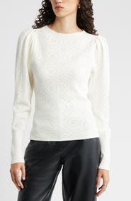 Nordstrom Lacy Open Stitch Sweater