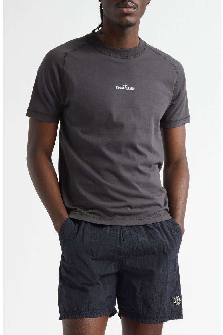 Logo Graphic T-Shirt, Main, color, CHARCOAL