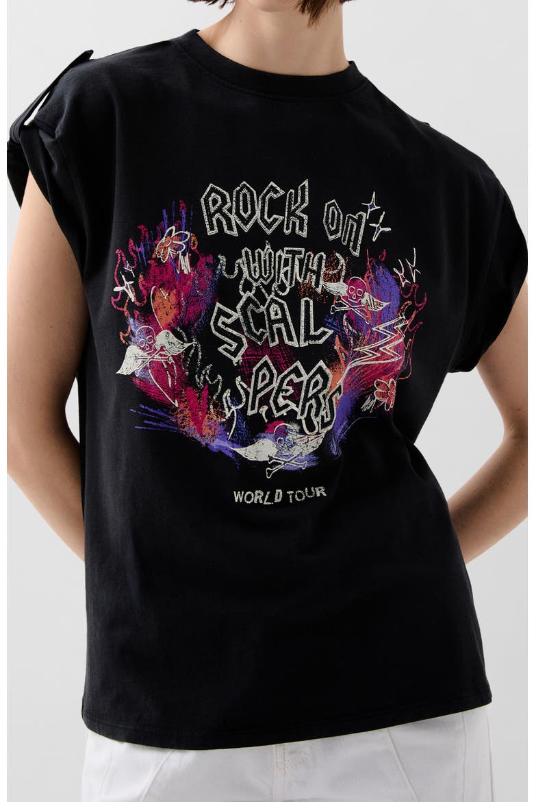 Rock On Tee, Main, color, Darkgrey