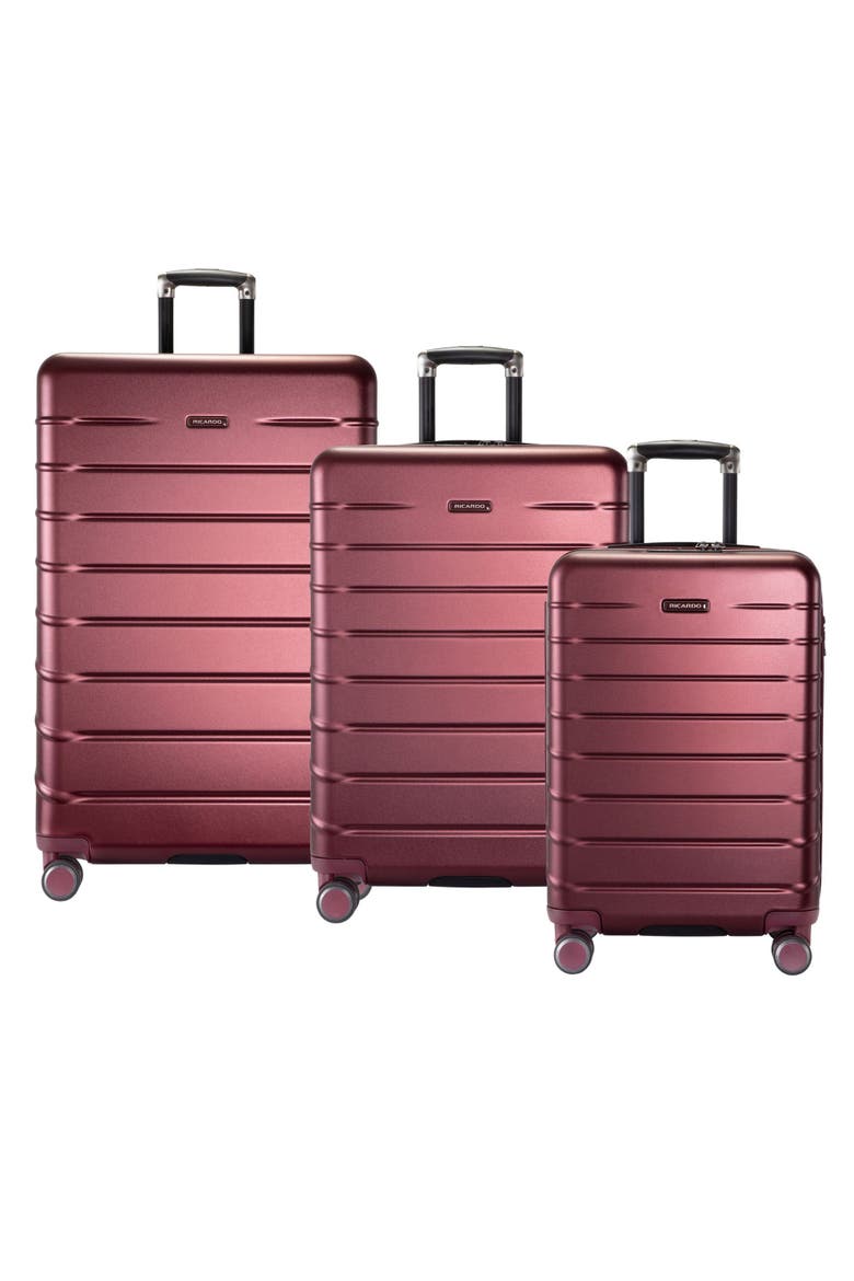 Santa Rosa Hardside Expandable 3 Piece Set, Main, color, Merlot