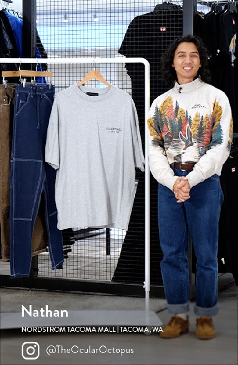 Cotton Jersey Graphic T-Shirt, sales video thumbnail