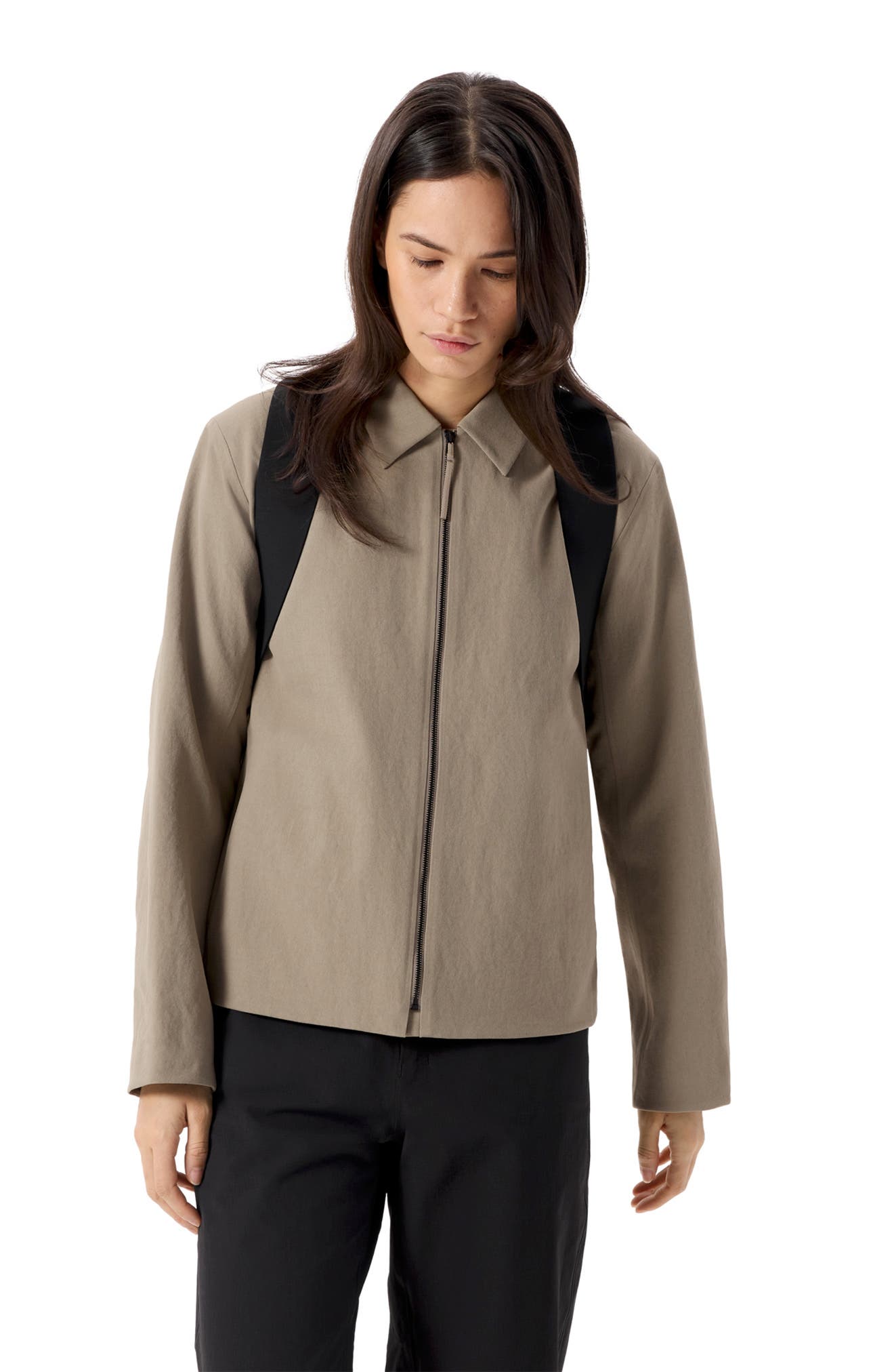 Veilance Anodic Nylon Twill Backpack, Alternate, color, Black