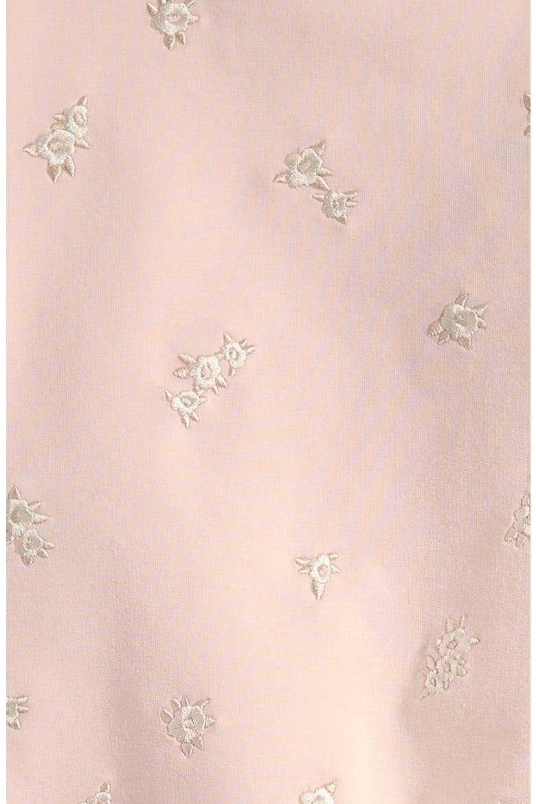 Kids' Embroidered Cotton Blend Fleece Sweatshirt & Leggings Set, Alternate, color, PINK