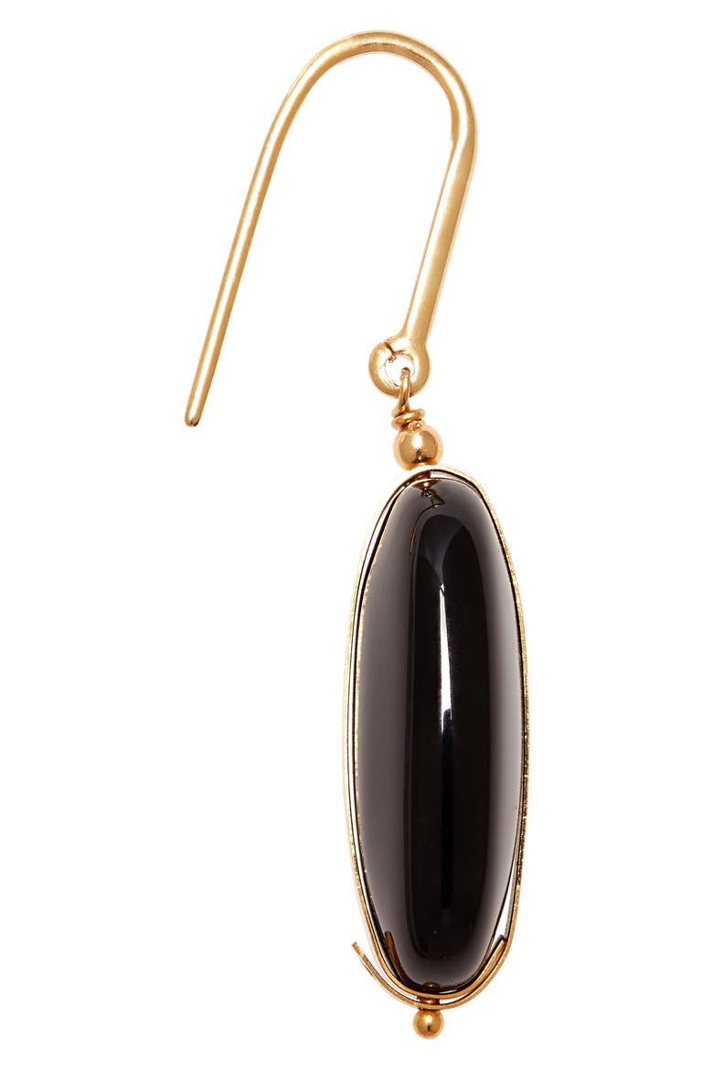 Stone Drop Earrings, Alternate, color, GOLD