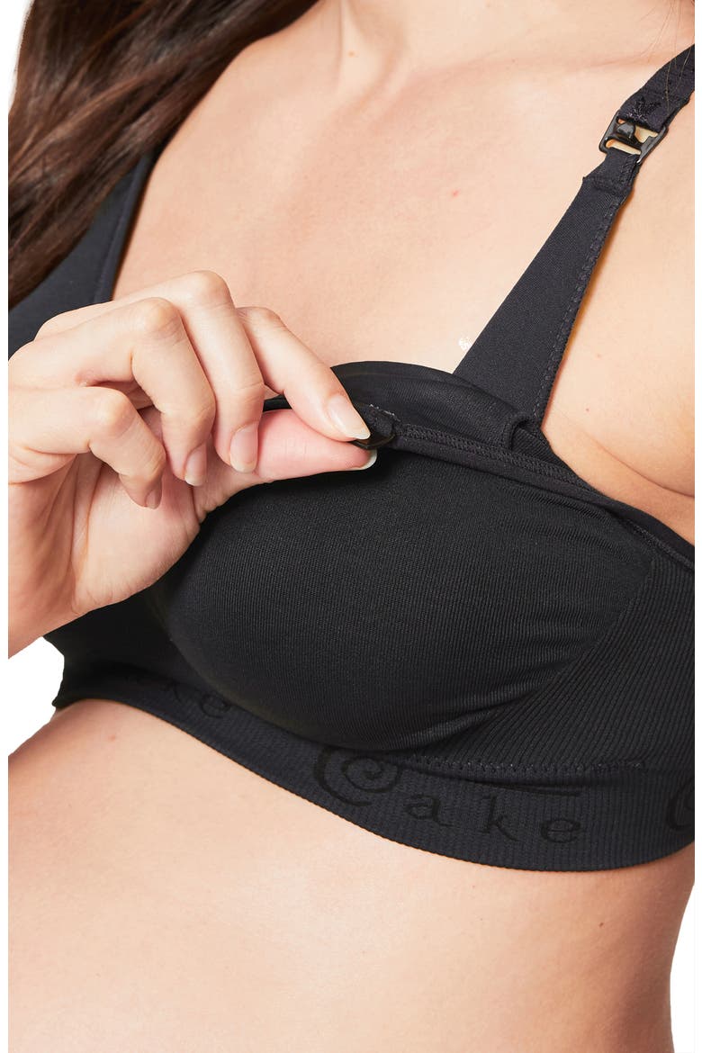 Rock Candy Wireless Nursing Bra, Alternate, color, BLACK
