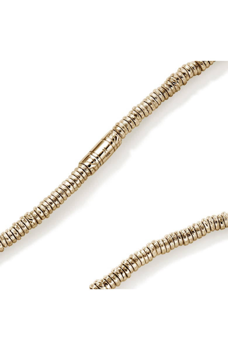 John Hardy Heishi Necklace, Gold, Alternate, color, Gold