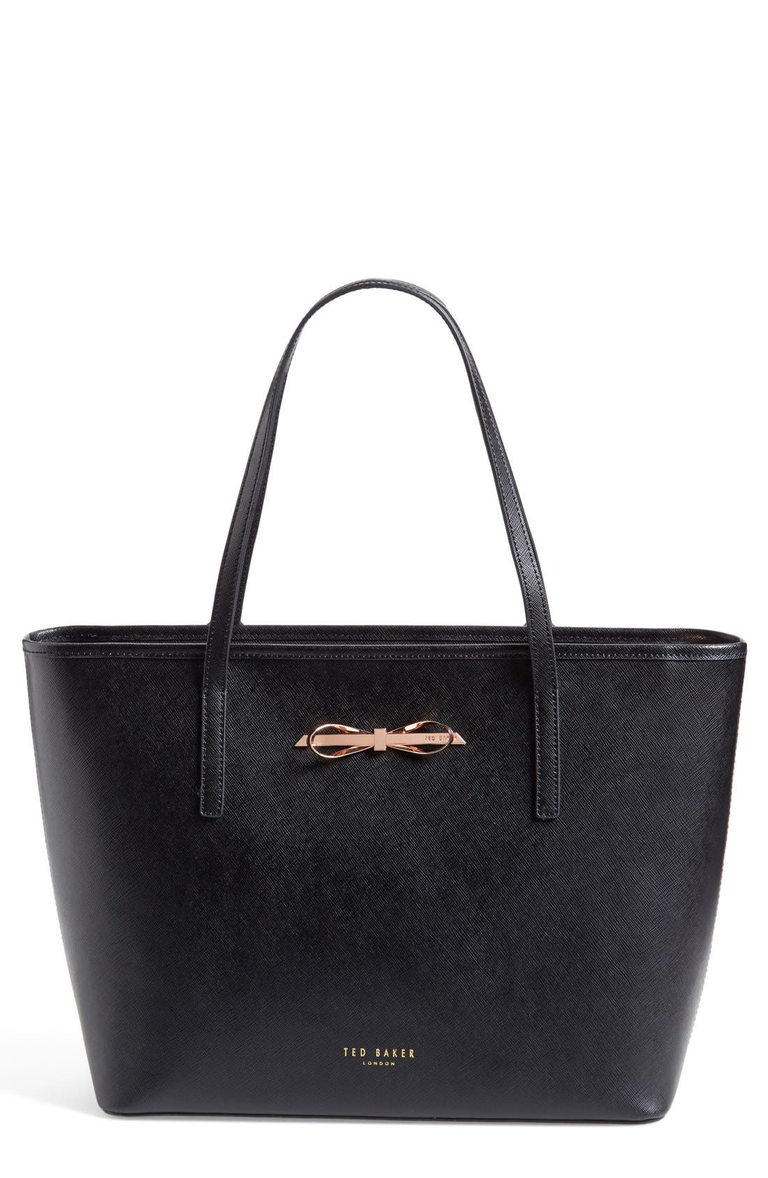 Crosshatch Shopper, Main, color, BLACK