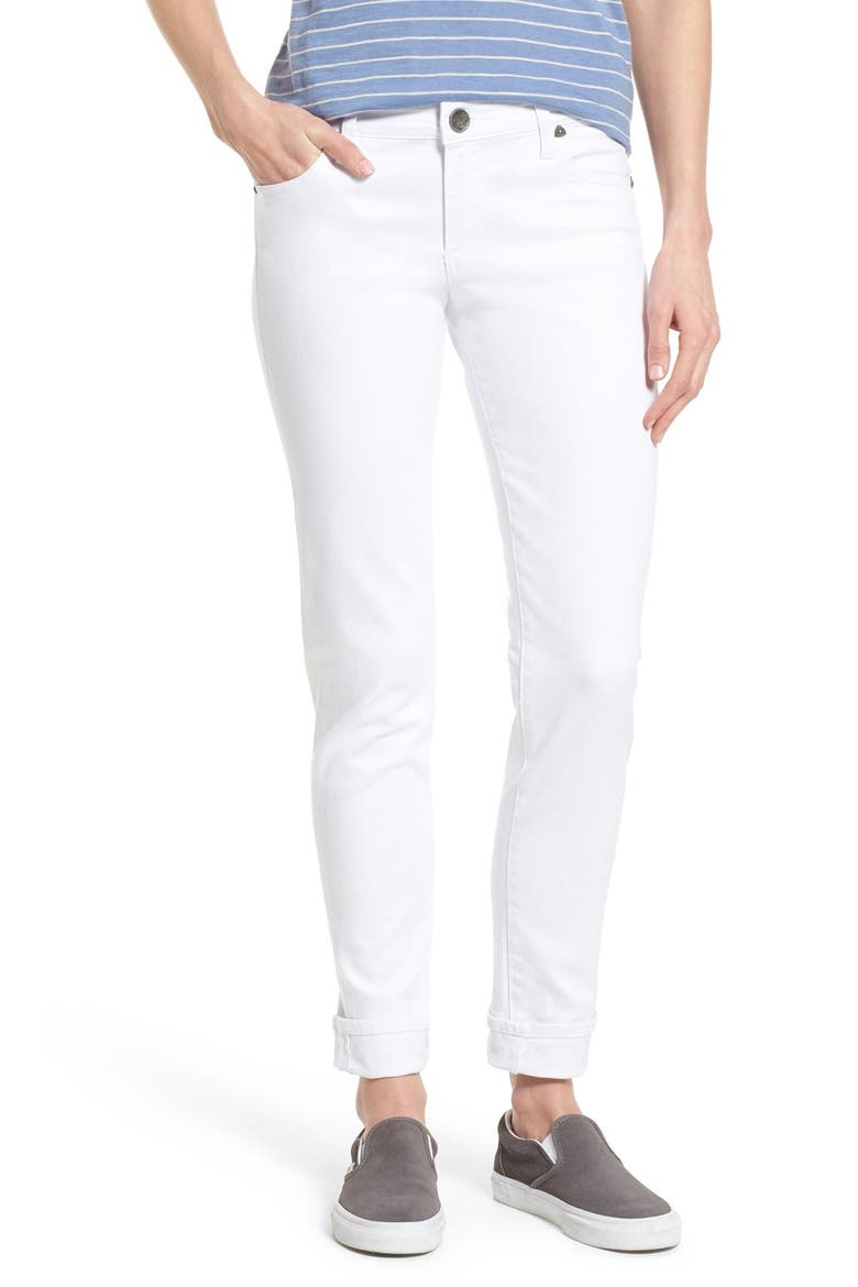 'Catherine' Boyfriend Jeans, Main, color, WHITE