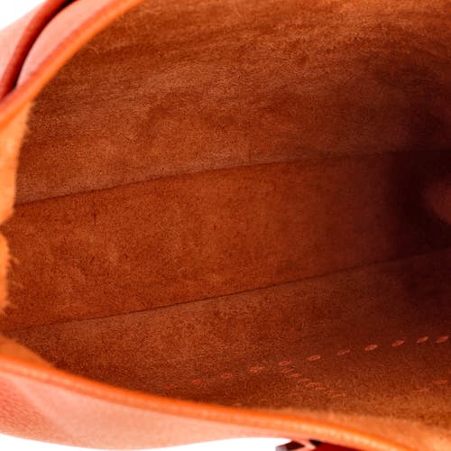 Pre-owned Hermes Hermes Evelyne Bag Gen Iii Clemence Pm In Orange