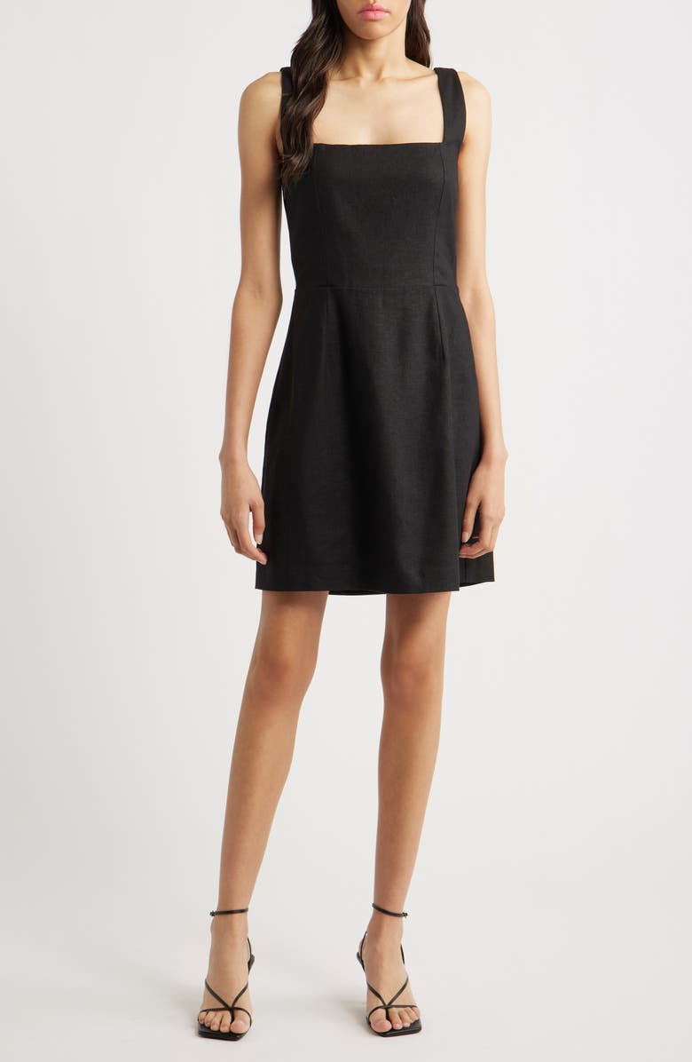 Charles Henry Sleeveless A-line Minidress, Main, color, 