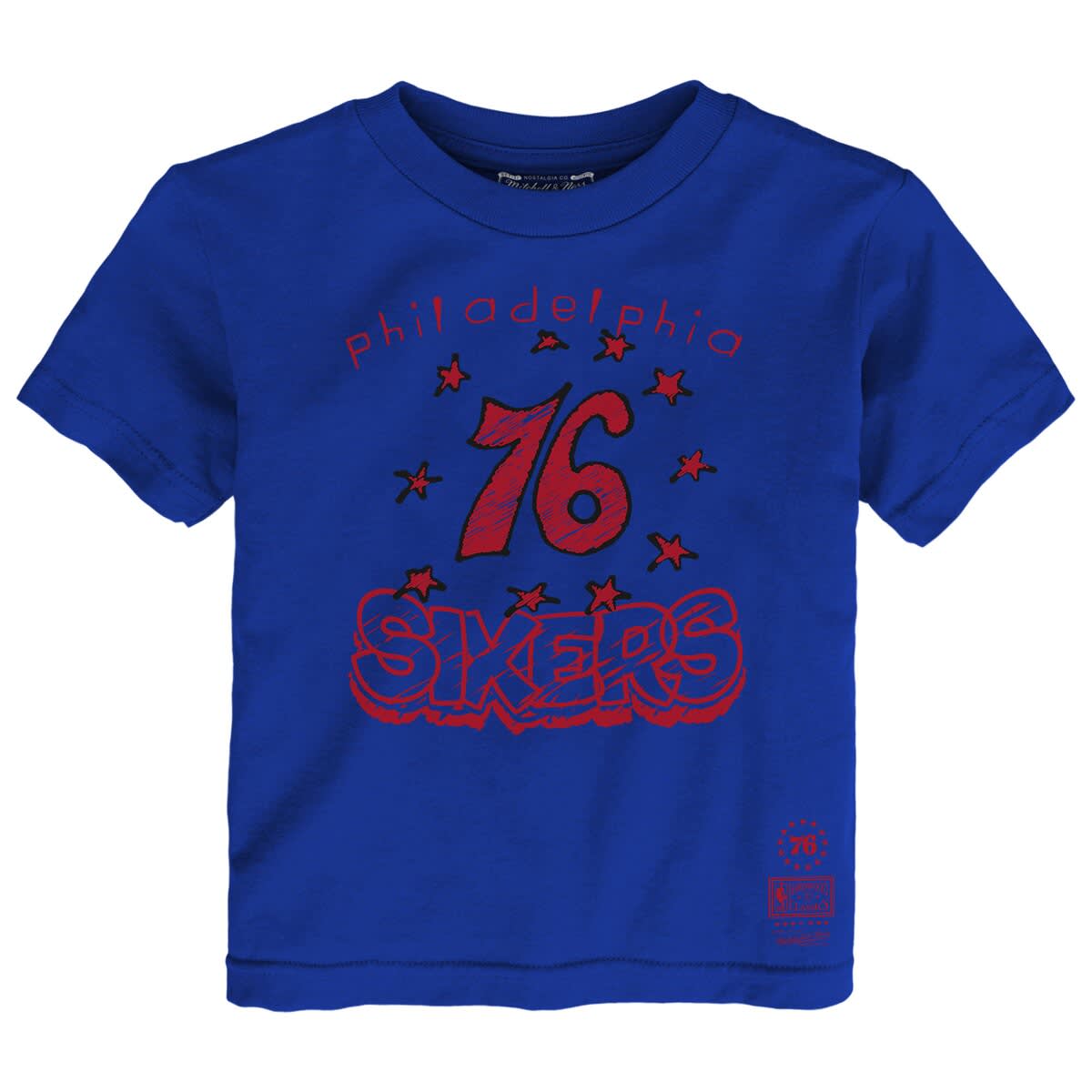 Mitchell & Ness Kids' Toddler  Royal Philadelphia 76ers Favorite Team T-shirt In Blue