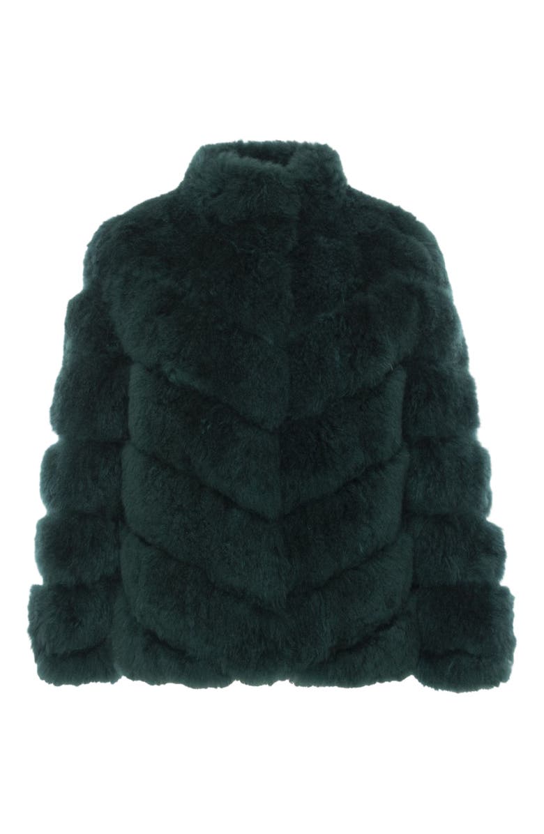 GORSKI Select Genuine Shearling Jacket, Alternate, color, Forest Green