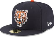 New Era Men's New Era Navy Detroit Tigers Cooperstown Collection Wool 59FIFTY Fitted Hat