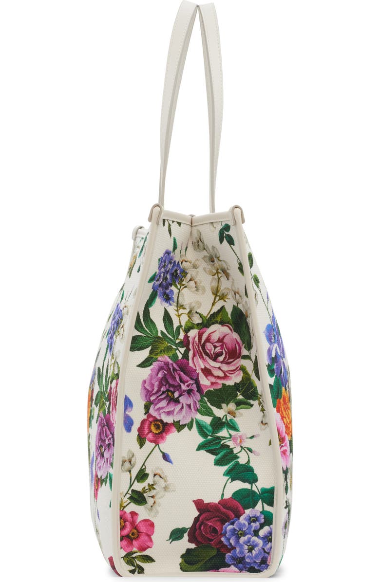 Dolce&Gabbana Shopping Floral Canvas Tote, Alternate, color, Ha5kt Mix Fiori Cretonne