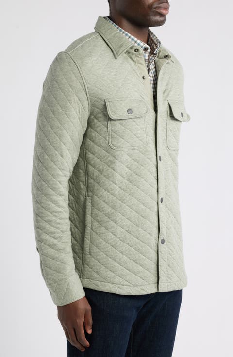 Epic Cotton Blend Quilted Shirt Jacket