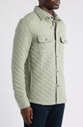 Faherty Epic Cotton Blend Quilted Shirt Jacket