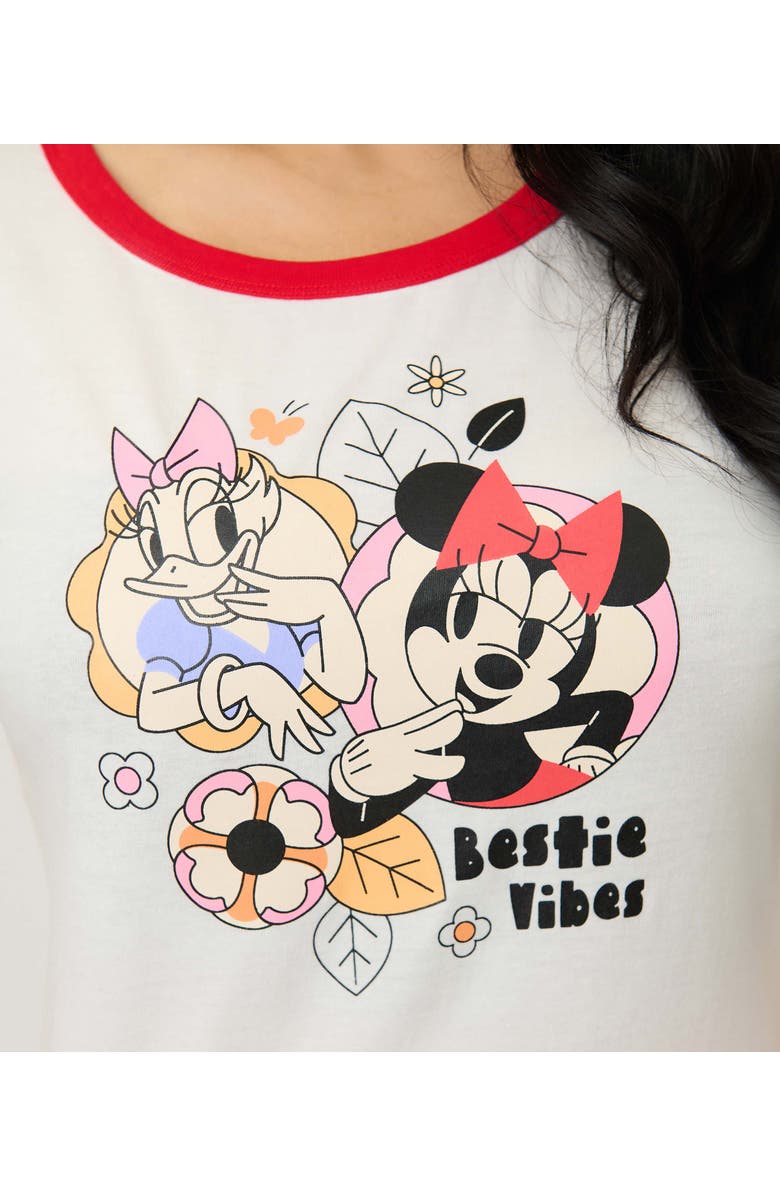 Unique Vintage Ringer Graphic Tee, Alternate, color, White & Red Trim