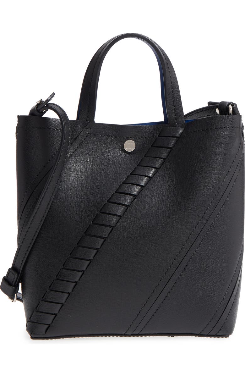 Proenza Schouler Mini Hex Whipstitch Calfskin Leather Tote, Main, color,