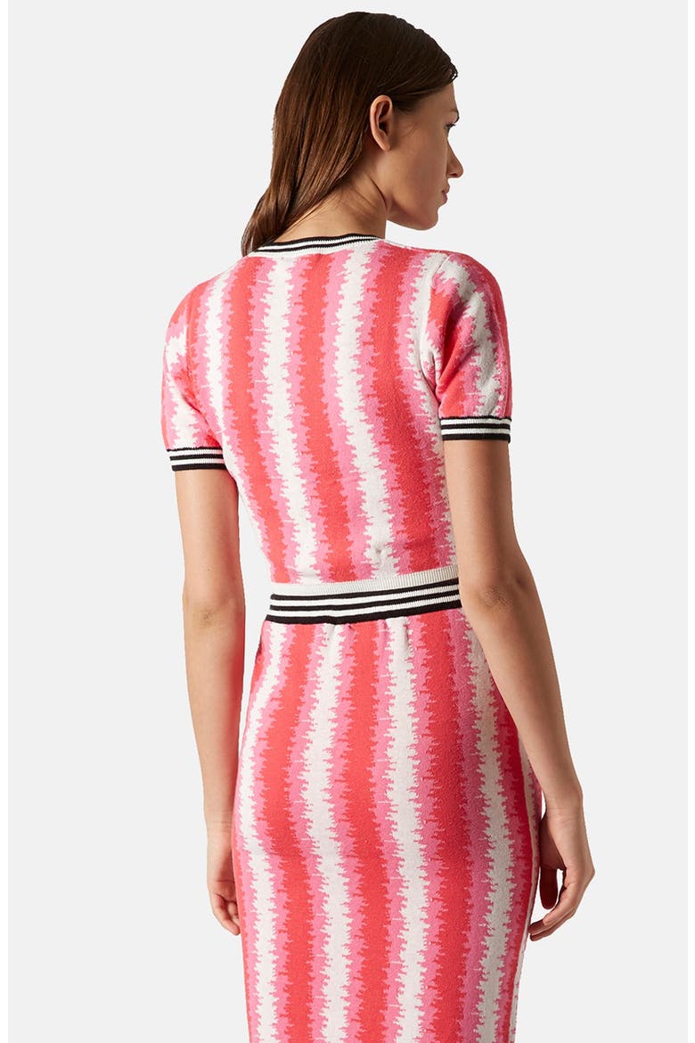 'Felt Tip' Knit Tube Skirt, Alternate, color, PINK