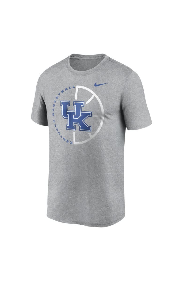 Nike Men's Nike Heather Gray Kentucky Wildcats Legend Basketball Icon Performance T-Shirt, Alternate, color, 
