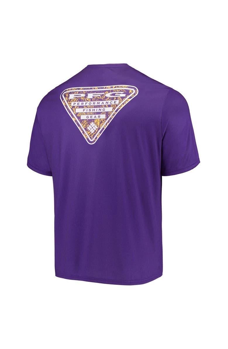 Columbia Men's Columbia Purple LSU Tigers Terminal Tackle Omni-Shade T-Shirt, Alternate, color, 