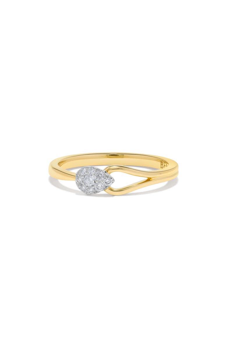 H.J. Namdar 14K Gold Pavé Diamond Stackable Ring, Alternate, color, Yellow Gold