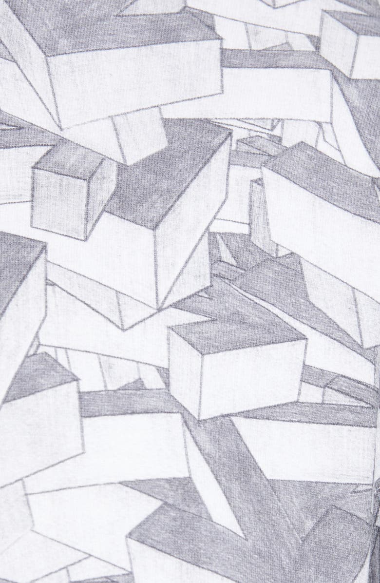 Off-White Arrows Print Cotton Hoodie, Alternate, color, 