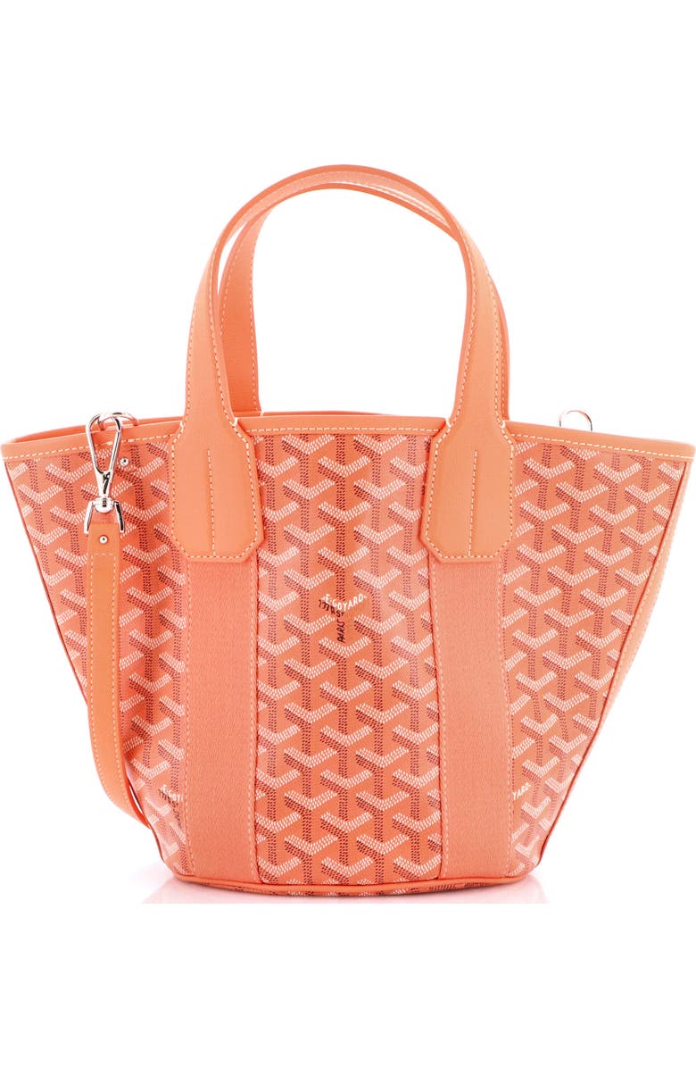 Pre-Owned Goyard Belharra Tote Coated Canvas PM, Main, color, Pink