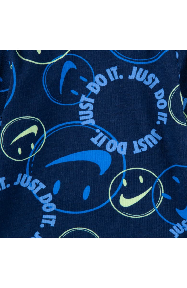 Nike Happy Long Sleeve Bodysuit & Pants Set, Alternate, color, Dark Grey