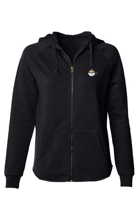 Cappuccino Zip Fleece Hoodie