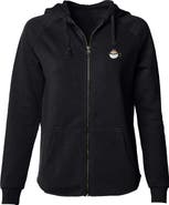 Dalix Cappuccino Zip Fleece Hoodie