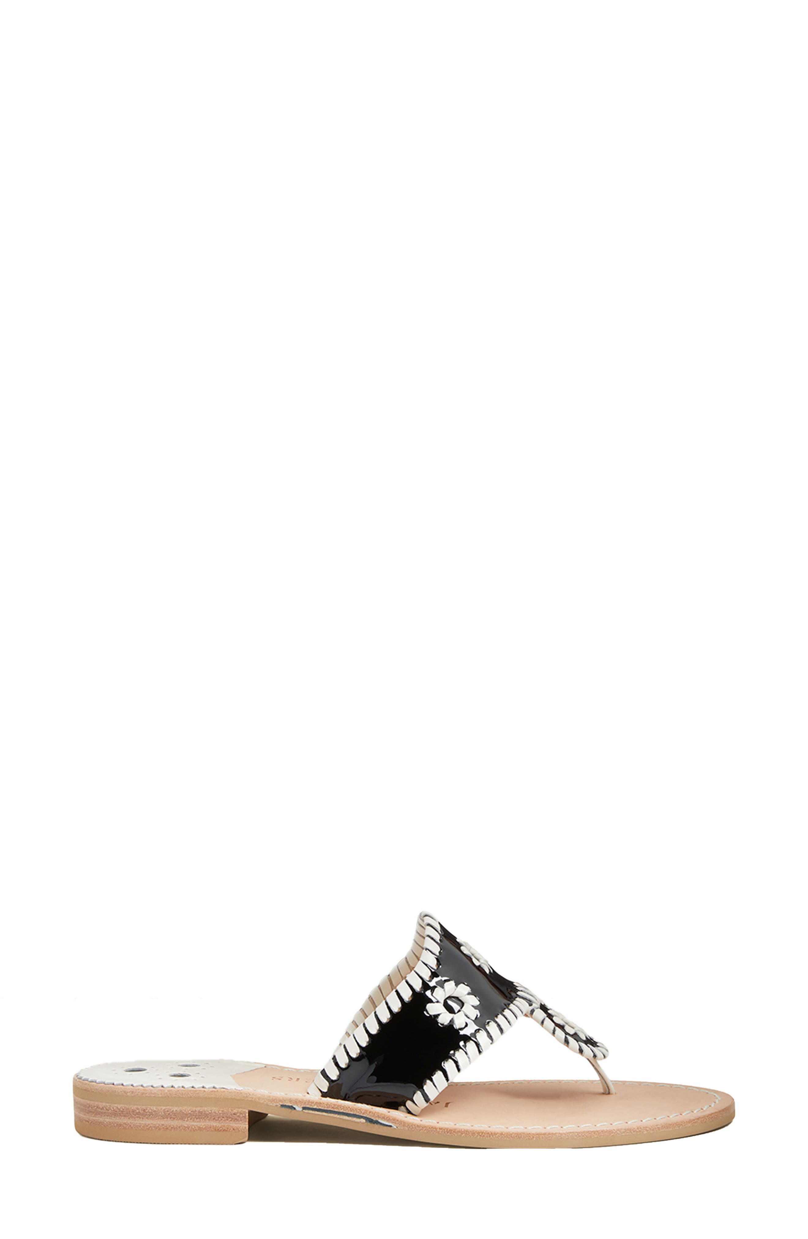 Jack Rogers Jacks Patent Flip Flop, Alternate, color, 