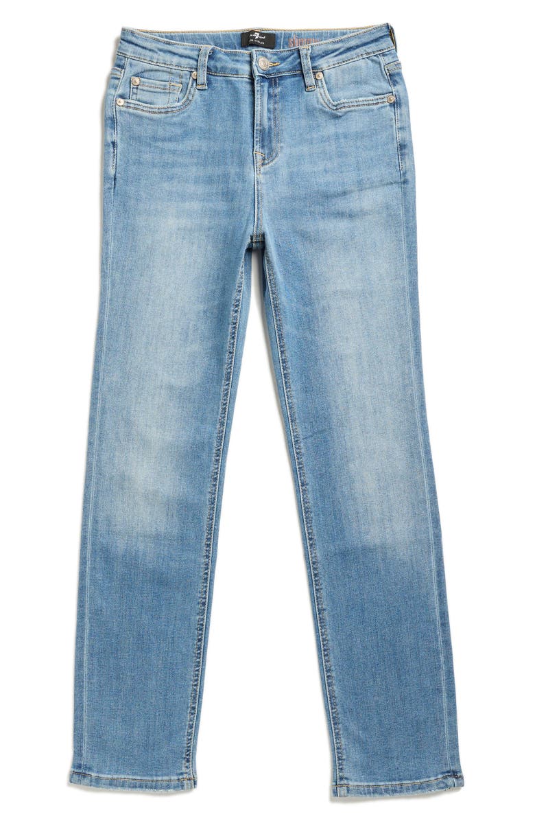 7 For All Mankind Kids' Slimmy Straight Leg Jeans, Main, color, Harmattan