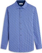 Bugatchi Jimmy OoohCotton® Geo Print Button-Up Shirt