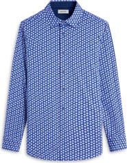 Bugatchi Jimmy OoohCotton® Geo Print Button-Up Shirt